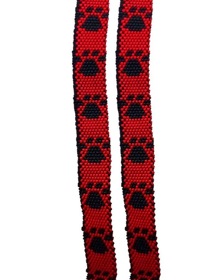 DIY Crafts DIY DIYC-13742 Crafts Nylon Dog Leash Pet Belt Dno# 2 (Pack of 5 Pcs, Red and Black) - Image 2